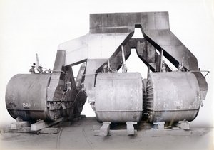 Yard no. 647, Baikal. Chaudières et conduits de cheminée pour le ferry brise-glace Baikal